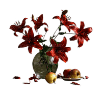 vase with flowers, sunshine3 - gratis png