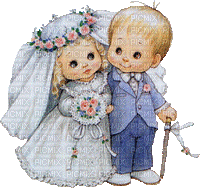 Little Bride and Groom
