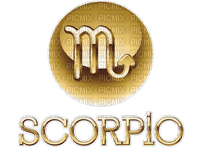 Y.A.M._Zodiac Scorpio text - ingyenes png