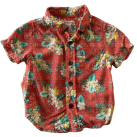 red hawaiian shirt by cat and jack - zdarma png