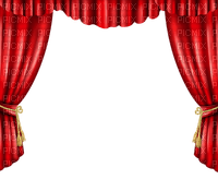 Kaz_Creations Deco Curtains Red - PNG gratuit
