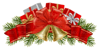 Kaz_Creations Christmas Deco Bells Gifts Presents - Free PNG
