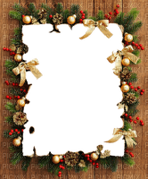 Noël.Christmas frame.Cadre.Victoriabea - Free PNG