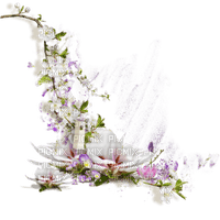 cadre fleuri - PNG gratuit