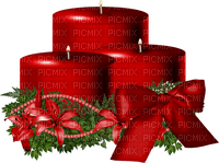 christmas candle - gratis png