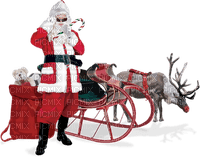 Santa sleigh bp - zdarma png