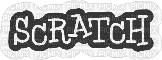 black scratch logo - PNG gratuit