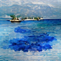 Ocean Island Scene - PNG gratuit