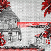 soave background animated summer tropical beach - Free animated GIF