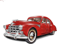 vintage old red car sunshine3 - gratis png