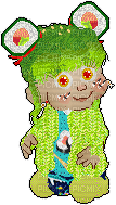 Babyz Girl in Green Sushi Outfit - darmowe png