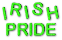 Irish.Pride.Text.Green - Free PNG