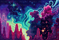 galaxy pixel art - 無料png