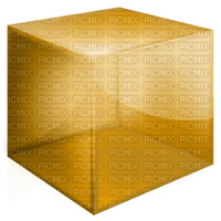 cubo ouro - png gratis