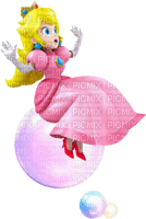 ♡Princess Peach Floating On The Bubble♡ - PNG gratuit