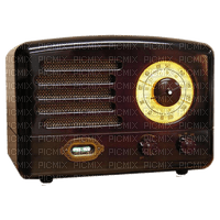 radio vintage retro 50er tube deco music - PNG gratuit