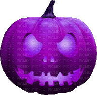 Jack O Lantern.Purple.Animated - KittyKatLuv65 - GIF animé gratuit