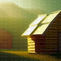 Yellow Shed Background - ilmainen png
