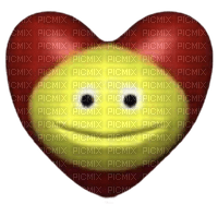 heart emoji face kind of fucked up - png ฟรี