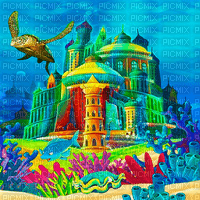 Y.A.M._Water world background - darmowe png