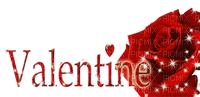Valentine.Text.Red rose.Victoriabea - png gratis