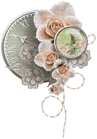 patymirabelle horloge fleur - ilmainen png