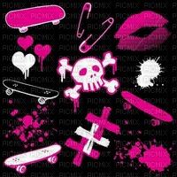 Emo edgy background - 無料png