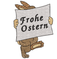 Frohe Ostern - безплатен png