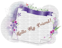 Kaz_Creations Deco Friendship Cards Text Hello My Friend