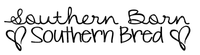 Kaz_Creations Logo Text Southern Born Southern Bred - PNG gratuit