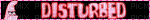 disturbed pink and black patrick star blinkie - Bezmaksas animēts GIF