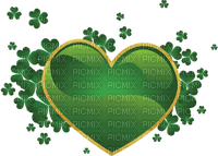 st patrick coeur heart deco - Free PNG