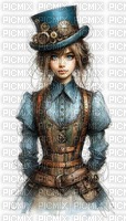 steampunk girl - 免费PNG