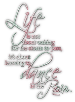 soave text rain life dance pink green - bezmaksas png