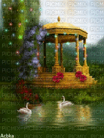 Background Im Park - Ingyenes animált GIF