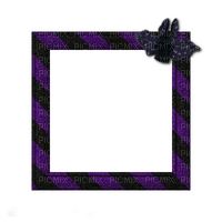 Small Purple/Black Frame - Free PNG