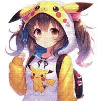 ..:::Pikachu Anime Girl:::.. - ingyenes png