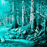 Y.A.M._Landscape blue - Gratis animerad GIF