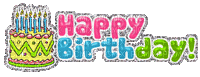 happy birthday - Gratis animeret GIF