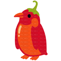 Emoji Kitchen hot pepper penguin - png grátis