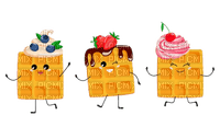 funny waffles - 免费PNG