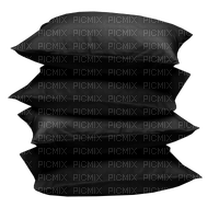 Kaz_Creations Black Deco Cushions Colours - png gratuito
