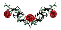 Gothic.Deco.Red.Roses.gothique.Victoriabea - безплатен png