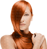 woman orange hair  bp - nemokama png