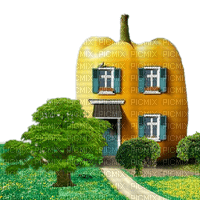 pepper house, fairy tale - png gratis