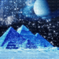 Blue Egypt Background - GIF animé gratuit