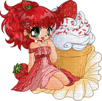 strawberry cupcake - gratis png