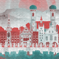 soave background animated vintage city art deco - Ücretsiz animasyonlu GIF