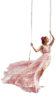 kikkapink woman pink swing - png gratis