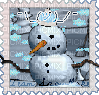 Petz Funny Snowman Stamp - Free PNG